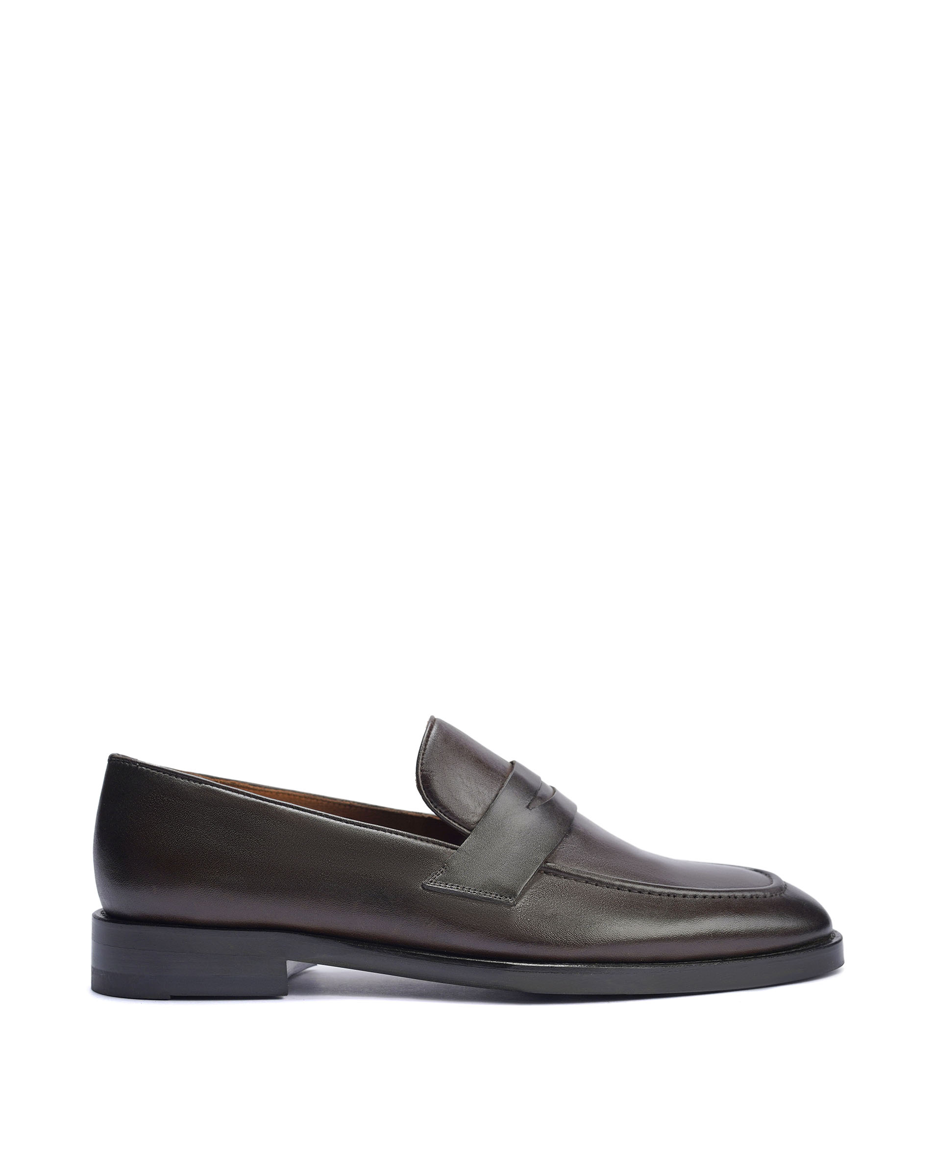 کالج وتا Penny Loafer KL1 قهوه ای دست رنگ - تصویر 5