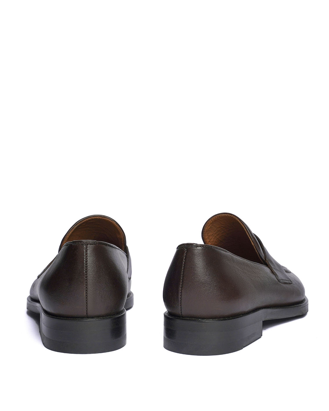 کالج وتا Penny Loafer KL1 قهوه ای دست رنگ - تصویر 4