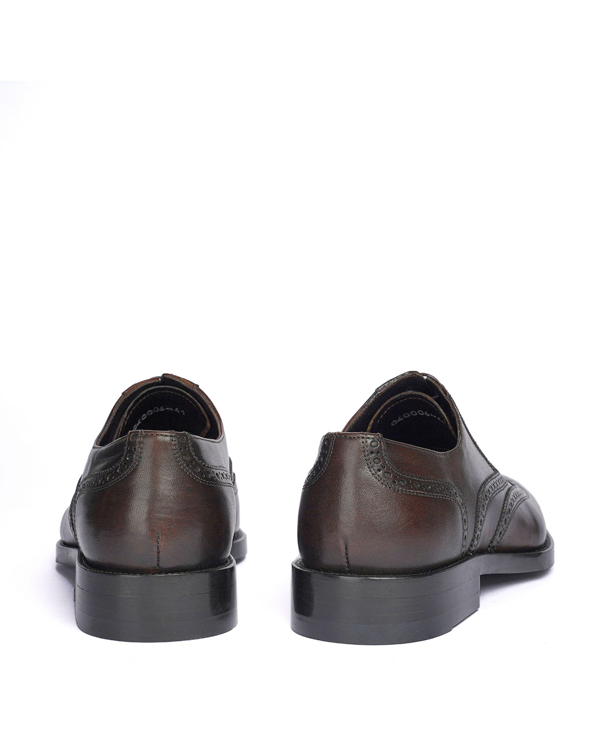 کفش وتا Brogue K1 آکسفورد قهوه ای دست رنگ - تصویر 5